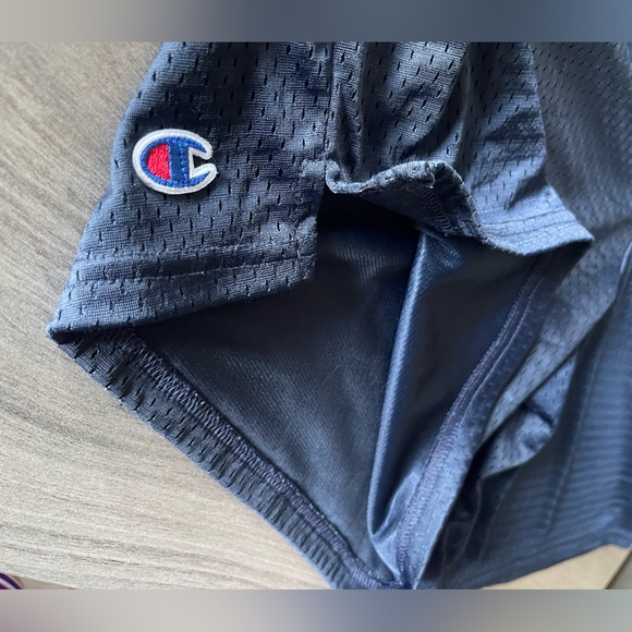 Champion Navy Blue Athletic Shorts - Size Large - Picture 5 of 8